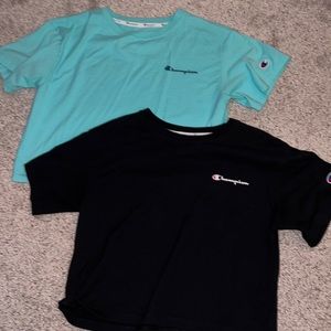 Champion crop tops xs